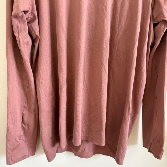 Lululemon Athletic Swiftly Tech Long Sleeve Shirt 2.0 Spiced Chai Women’s Sz 18 - Picture 4 of 8